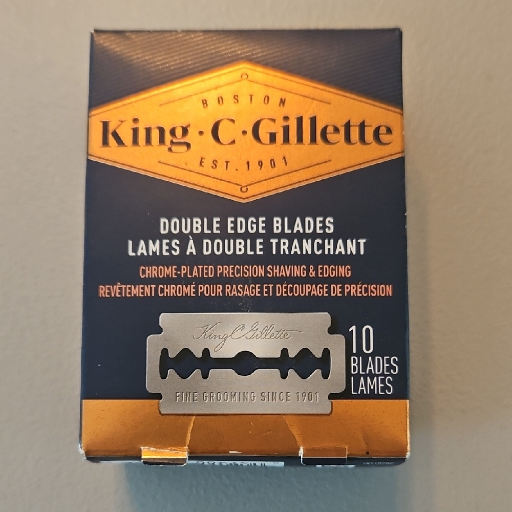 Double Edge Blades - Gold and Blue